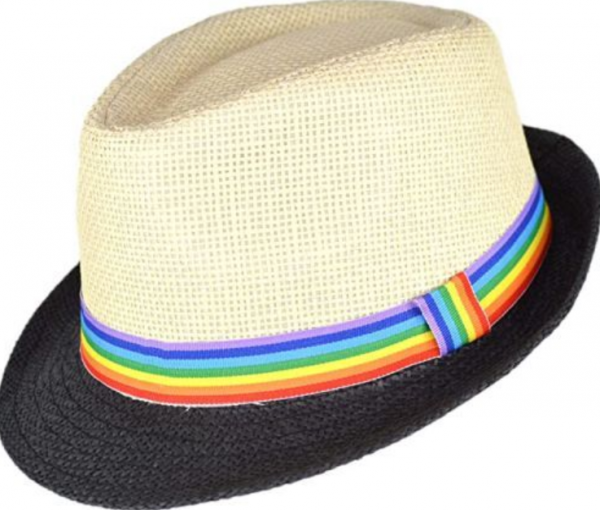 Topi Fedora dengan Pita Bambu